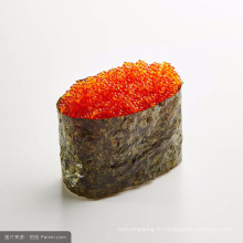 Cuisine japonaise poisson volant œufs caviar de wasabi vert congelé